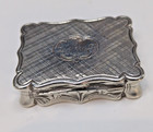 ANTIQUE HM 1856 SOLID SILVER VINAIGRETTE EDWARD SMITH 29.9G