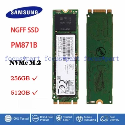 Samsung SSD PM871B 256GB 512GB M2 2280 NGFF SATA PC Interne Solid State Laufwerk