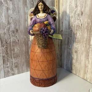 Jim Shore Heartwood Creek Engel Herbst Ernte Korb 2017 hat noch Etikett KOSTENLOSER VERSAND - Bild 1 von 15