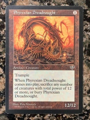 MTG Phyrexian Dreadnought x1 Mirage, Magic the Gathering - Image 1 of 2