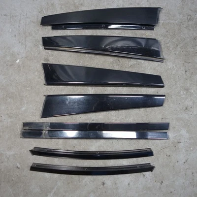 99-03 BMW E39 5-Series Touring Wagon Door Trim High Gloss Black Shadowline OEM - Image 1 of 4