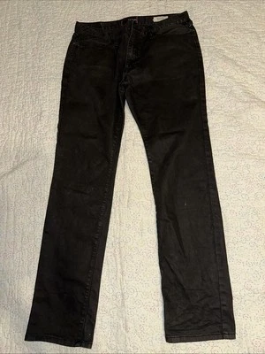 Pantalones de mezclilla negros ajustados Guess Jeans para hombre talla 34 X 32 Foto 1 de 4