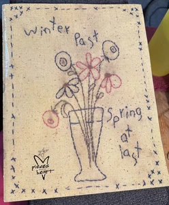 Vintage Rare Pieces from my heart WINTER PAST SPRING AT LAST Quilt 1996 Bk - Bild 1 von 8