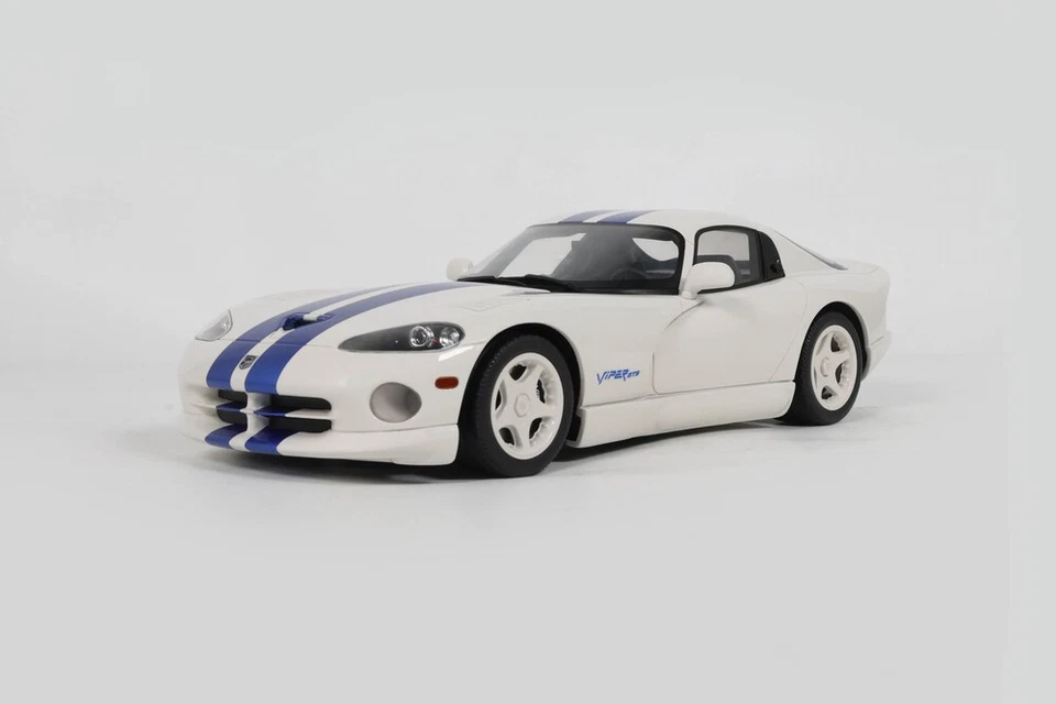 Dodge Viper GTS 1996 Bianco Modellino 1:18 GT Spirit - Immagine 1 di 1