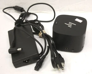 HP Thunderbolt Dock G4 120W * CABLE REPLACED * Adapter + Spare TB3 - Picture 1 of 5