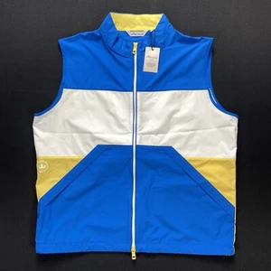 Peter Millar Crown Yacht Club Sailing Vest Nautilus Blue Multi Full Zip Vest XL - Picture 1 of 24