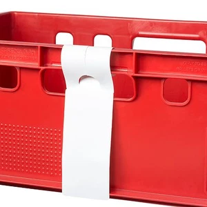 1000 Stück Schlaufenetiketten Kistenanhänger Anhängeetiketten 65 x 283 mm - Bild 1 von 2