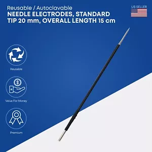 Wiederverwendbare Nadelelektrode 6" Standard elektrochirurgische Diathermieelektroden - Bild 1 von 2