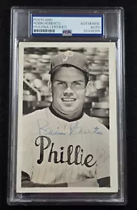 1955 ROBIN ROBERTS Signed Real Photo Postcard-HOF-ORIOLES-PHILLIES-PSA - Picture 1 of 4