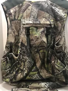 New Extra Large Hunting Vest with Detachable Foam Padded Back or Seat - Picture 1 of 13