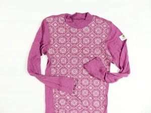 GIRLS JANUS NORWAY 100% MERINO WOOL SWEATER BASE LAYER TOP SIZE: 10 AGE / 140 - Picture 1 of 5