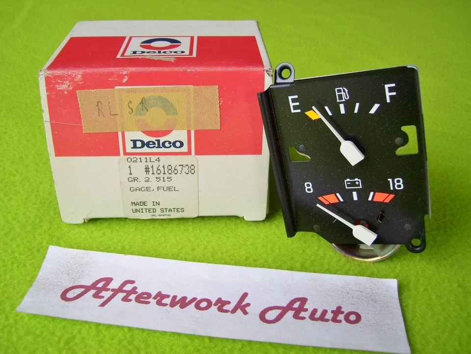 Medidores de combustible y voltaje GM AC Delco 16186738 NOS para Buick Century 1982-1990 Foto 1 de 1