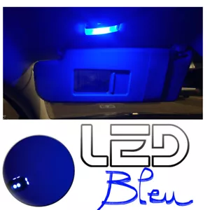 Pour BMW X3 E83 2 Ampoules LED BLEU éclairage Miroirs courtoisie Pare-soleils - Bild 1 von 1