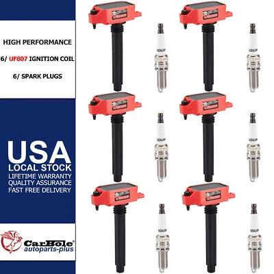 Juego de 6 bujías de encendido para Dodge Durango 2016-2020 3,6 L UF807 Foto 1 de 4