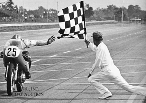 Harley-Davidson Cal Rayborn Indianapolis 1967 110 mile road race winner photo - Picture 1 of 1