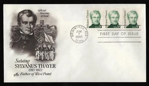 #1852 9c Sylvanus Thayer, Art Craft FDC **ANY 5=FREE SHIPPING** - Picture 1 of 1