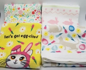 Juego de 4 toallas de cocina de Pascua Kohl's Celebrate 100 % algodón NUEVO - Imagen 1 de 9