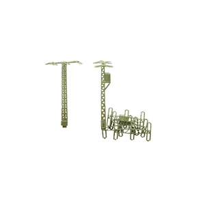 Überlandleitung, Dreifachträger - 5x Mast + 1xTrafomast, Spur N, Stromleitung - Bild 1 von 1
