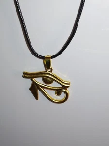 Eye of Horus Charm Pendant Protection Necklace - Picture 1 of 13