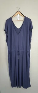 Torrid Midikleid bequem weich Gr. 4X Stretch Jersey Taschen lila - Bild 1 von 9
