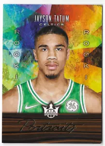 JAYSON TATUM 2017 PANINI COURT KINGS RITRATTI ROOKIE CARD #84/175! - Foto 1 di 1
