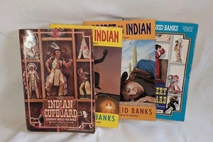 THE INDIAN IN THE CUPBOARD Series 1-4 Lynne Reid Banks Book Lot - Imagen 1 de 3