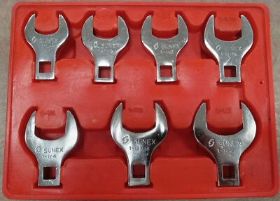 Sunex 7 piezas. Juego de llaves Crowfoot   Foto 1 de 2