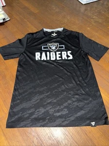 Las Vegas Raiders Black M T-shirt Fanatics NFL - Picture 1 of 7