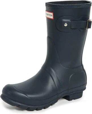 New Original Hunter Women's Original Short Snow Boots - Navy Matte - Image 1 of 4