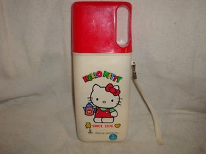 HELLO KITTY VINTAGE 1976,1991 TRINKFLASCHE MIT RIEMEN 005 - Bild 1 von 1