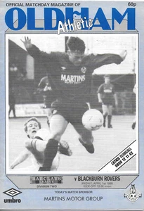 OLDHAM ATHLETIC V IPSWICH TOWN 30 APRIL 1988 DIVISION 2 VGC - Picture 1 of 2
