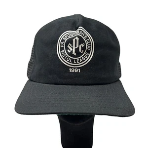 Pennsylvania PA Sportsman's Club Pistol League 1991 Gun Vintage Snapback Hat Cap - Picture 1 of 10