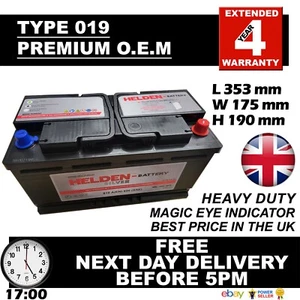 MERCEDES M CLASS ML270 ML280 ML320 ML430CARBATTERY 017 019 100AH C100 12V H/DUTY - Picture 1 of 10