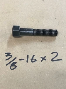 3/8 - 16 X 2 High Hex Cap Screw, Reproduction, Pre war, Grade 8 - Picture 1 of 1