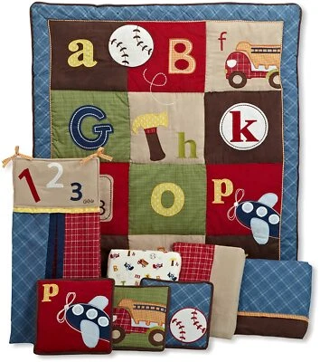 Juego de cama para cuna Cocalo de 8 piezas, colección infantil de la A a la Z, nuevo en paquete Foto 1 de 2