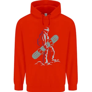 Un Snowboard Figura Snowboarder Hombre Sudadera - Imagen 1 de 108
