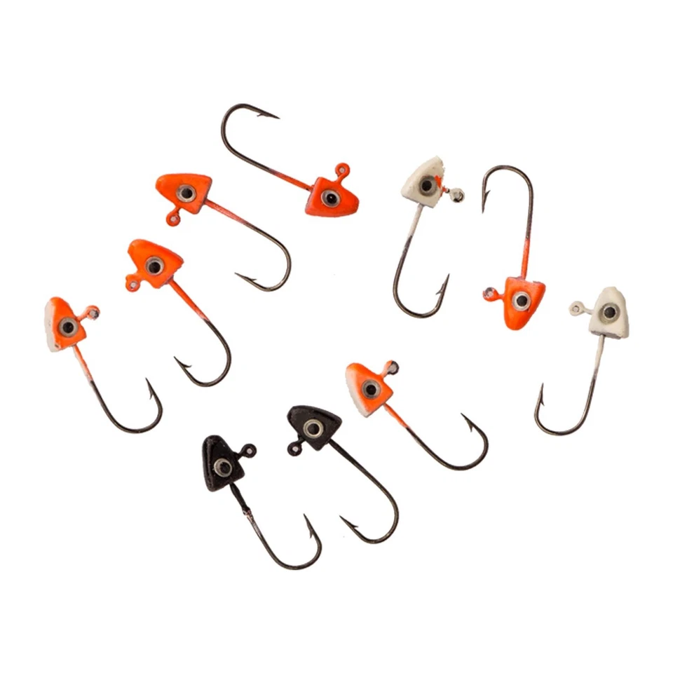 Jigkopf Set10 Micro Jigs 2 g Mini Jigköpfe für Barsch Forelle Jighaken Jigheads - Bild 1 von 1