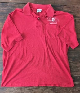 Vintage Bucket Of Blood Saloon Einzelnaht bestickt Logo Kragen XXL Shirt USA  - Bild 1 von 8