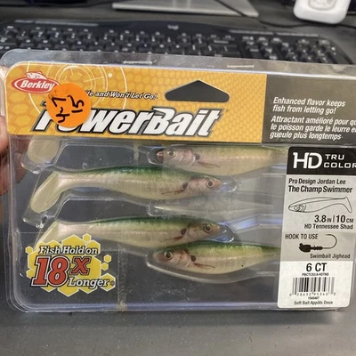 Berkley Powerbait 3.8” The Champ Swimmer paquete de 5 unidades - falta 1 nadador  Foto 1 de 4