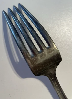 Fork Silverplate Serving Fork National Silver Company Foto 1 de 4