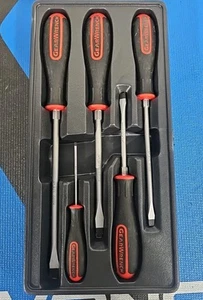 GearWrench 5 Piece Slotted Dual Material Screwdriver Set 80053 - Picture 1 of 3