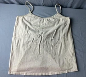 ANA Maternity Woman's Tank Top in Beige Built in Bra Size X Large nb - Picture 1 of 2