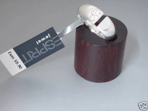 Esprit Ring 925 Silber mit Zirkonia Silberring Damen Bandring  UVP 59,90 Gr. 56 - Bild 1 von 1