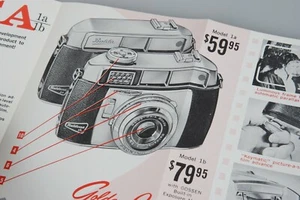 rare Vintage BALDESSA 1a 1b Camera Brochure Advertising Pamplet 8 Pages 1958 - Picture 1 of 2