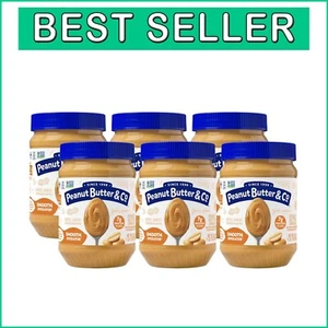 Smooth Operator Vegan Peanut Butter - Non-GMO & Gluten Free, 28 Oz, Pack of 6 - Picture 1 of 6