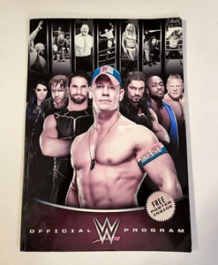Programa Oficial WWE LIVE 2015 + Póster John Cena Roman Reigns Daniel Bryan WWF - Imagen 1 de 2