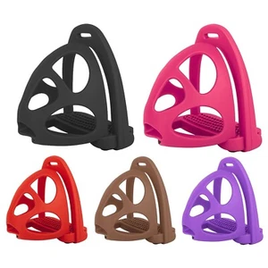 AK CagePro Lightweight Plastic Horse Stirrups – Durable Pair of Riding Stirrups - Bild 1 von 54