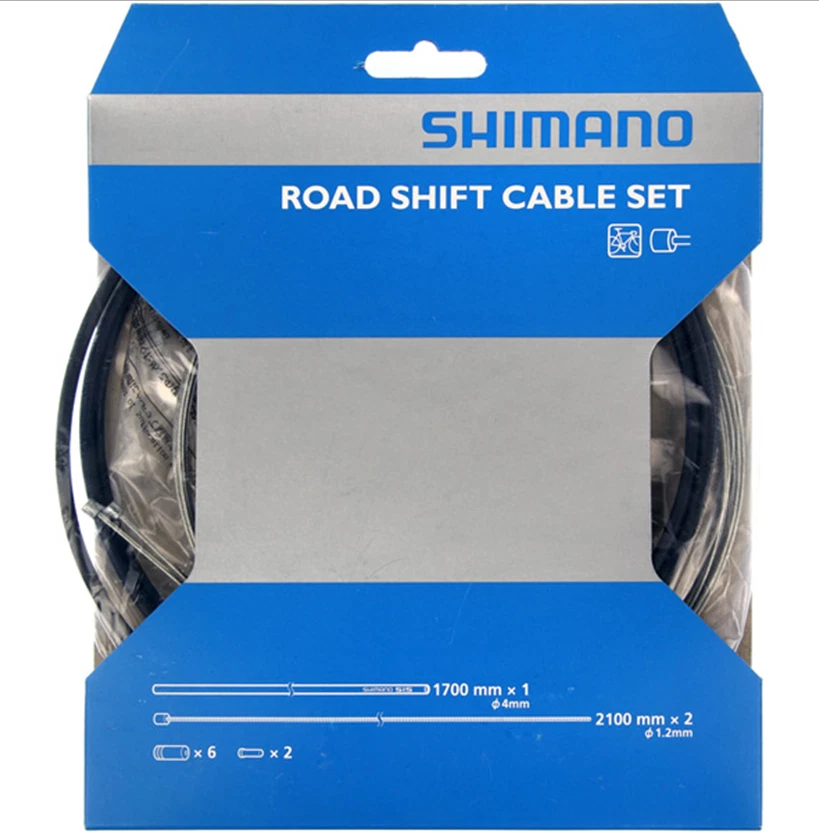 Shimano Road Bike Gear Cable Set, Outer & 2 Inners  - Image 1 of 1
