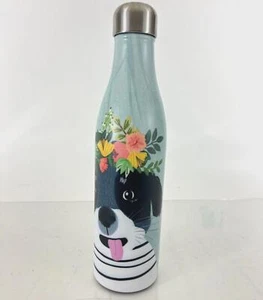 Studio Oh! Botella de agua de acero inoxidable aislada con flores de lujo para perros 18 OZ - Imagen 1 de 7