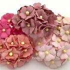 3/4" - 2 cm Pink Mixed Wedding Craft Scrapbook Small Cottage Paper Flower (S11L)